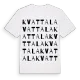 Kvattala ordlek t-shirt