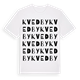 Kvedby ordlek t-shirt