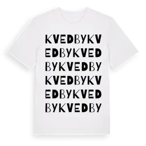 Kvedby ordlek t-shirt – ekologisk bomull t-shirt från Pinshirt