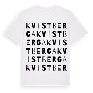 Kvistberga ordlek t-shirt – ekologisk bomull t-shirt från Pinshirt