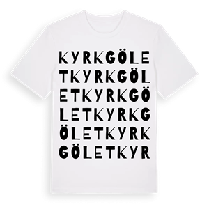 Kyrkgölet ordlek t-shirt – ekologisk bomull t-shirt från Pinshirt