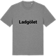 Mid Heather Gray t-shirt med Ladgölet fetstil t-shirt