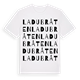 Ladubråten ordlek t-shirt