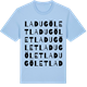 Blue Soul t-shirt med Ladugölet ordlek t-shirt