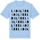 Blue Soul t-shirt med Ladukärr ordlek t-shirt