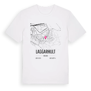 Laggarhult karta t-shirt – ekologisk bomull t-shirt från Pinshirt