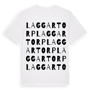 Laggartorp ordlek t-shirt – ekologisk bomull t-shirt från Pinshirt