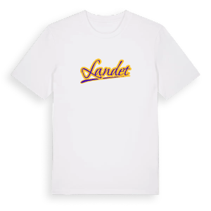 Landet baseball t-shirt – ekologisk bomull t-shirt från Pinshirt