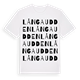 Långa udden ordlek t-shirt