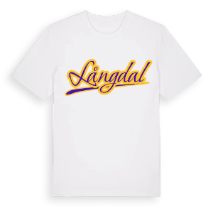 Långdal baseball t-shirt – ekologisk bomull t-shirt från Pinshirt
