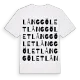 Långgölet ordlek t-shirt