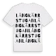 Långkärrstugan ordlek t-shirt