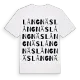 Långnäs ordlek t-shirt