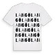 Langö ordlek t-shirt