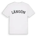 Långön böjd t-shirt