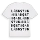 Långstugan ordlek t-shirt