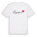 Läppe hjärta t-shirt
