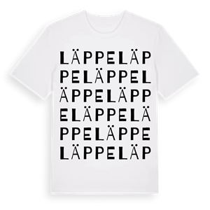 Läppe ordlek t-shirt – ekologisk bomull t-shirt från Pinshirt