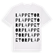 Lappetorp ordlek t-shirt