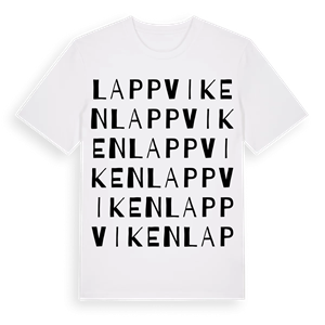 Lappviken ordlek t-shirt – ekologisk bomull t-shirt från Pinshirt