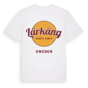 Lärkäng cirkel t-shirt – ekologisk bomull t-shirt från Pinshirt