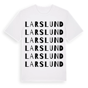 Larslund ordlek t-shirt – ekologisk bomull t-shirt från Pinshirt