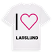 Jag älskar Larslund t-shirt stort tryck