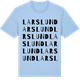 Blue Soul t-shirt med Larslund ordlek t-shirt