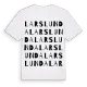 Larslunda ordlek t-shirt