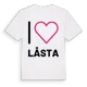 Jag älskar Låsta t-shirt stort tryck