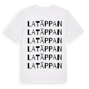 Latäppan ordlek t-shirt – ekologisk bomull t-shirt från Pinshirt