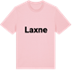 Pink Cotton t-shirt med Laxne fetstil t-shirt