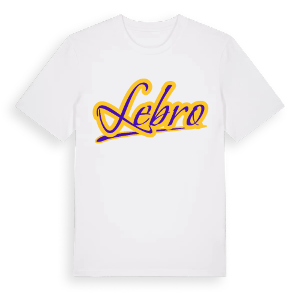Lebro baseball t-shirt – ekologisk bomull t-shirt från Pinshirt
