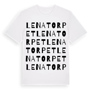 Lenatorpet ordlek t-shirt – ekologisk bomull t-shirt från Pinshirt