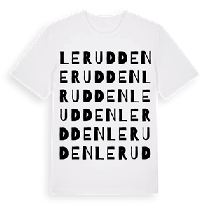 Lerudden ordlek t-shirt – ekologisk bomull t-shirt från Pinshirt