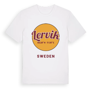 Lervik cirkel t-shirt – ekologisk bomull t-shirt från Pinshirt