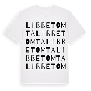 Libbetomta ordlek t-shirt – ekologisk bomull t-shirt från Pinshirt