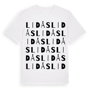 Lidås ordlek t-shirt – ekologisk bomull t-shirt från Pinshirt
