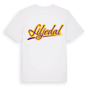 Liljedal baseball t-shirt – ekologisk bomull t-shirt från Pinshirt