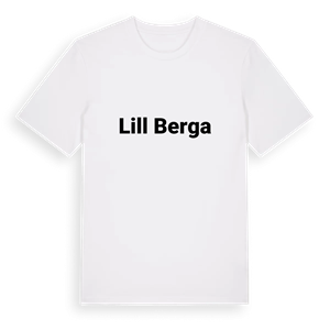 Lill Berga fetstil t-shirt – ekologisk bomull t-shirt från Pinshirt
