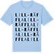 Blue Soul t-shirt med Lill-Räffla ordlek t-shirt