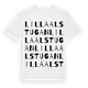 Lilla Alstugan ordlek t-shirt