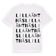 Lilla Ämtnäs ordlek t-shirt