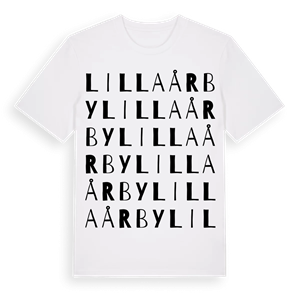 Lilla Årby ordlek t-shirt – ekologisk bomull t-shirt från Pinshirt