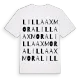 Lilla Axmora ordlek t-shirt