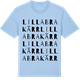 Blue Soul t-shirt med Lilla Brakärr ordlek t-shirt