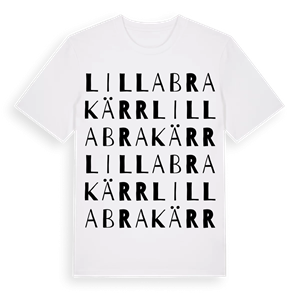 Lilla Brakärr ordlek t-shirt – ekologisk bomull t-shirt från Pinshirt