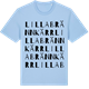 Blue Soul t-shirt med Lilla Brännkärr ordlek t-shirt