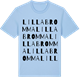 Blue Soul t-shirt med Lilla Bromma ordlek t-shirt