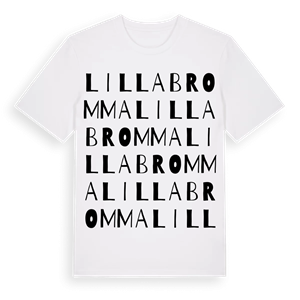 Lilla Bromma ordlek t-shirt – ekologisk bomull t-shirt från Pinshirt